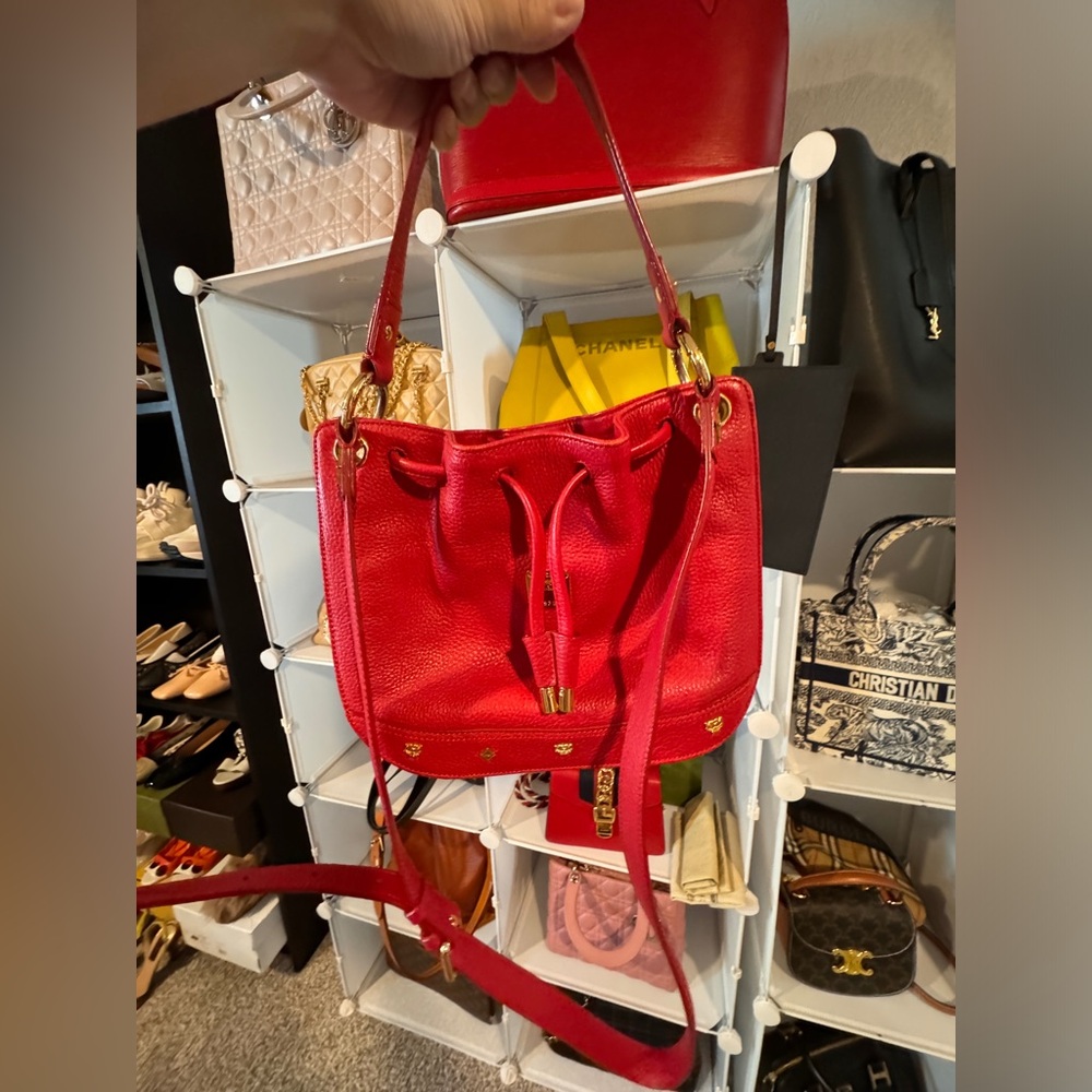 Authentic MCM bucket bag